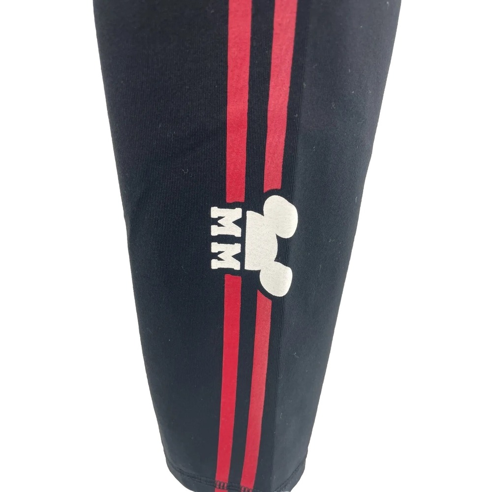 Disney Stretchy Yoga Lounge Pants Womens Sz 2 Black W/ Mickey Mouse NW/OTs (T16)